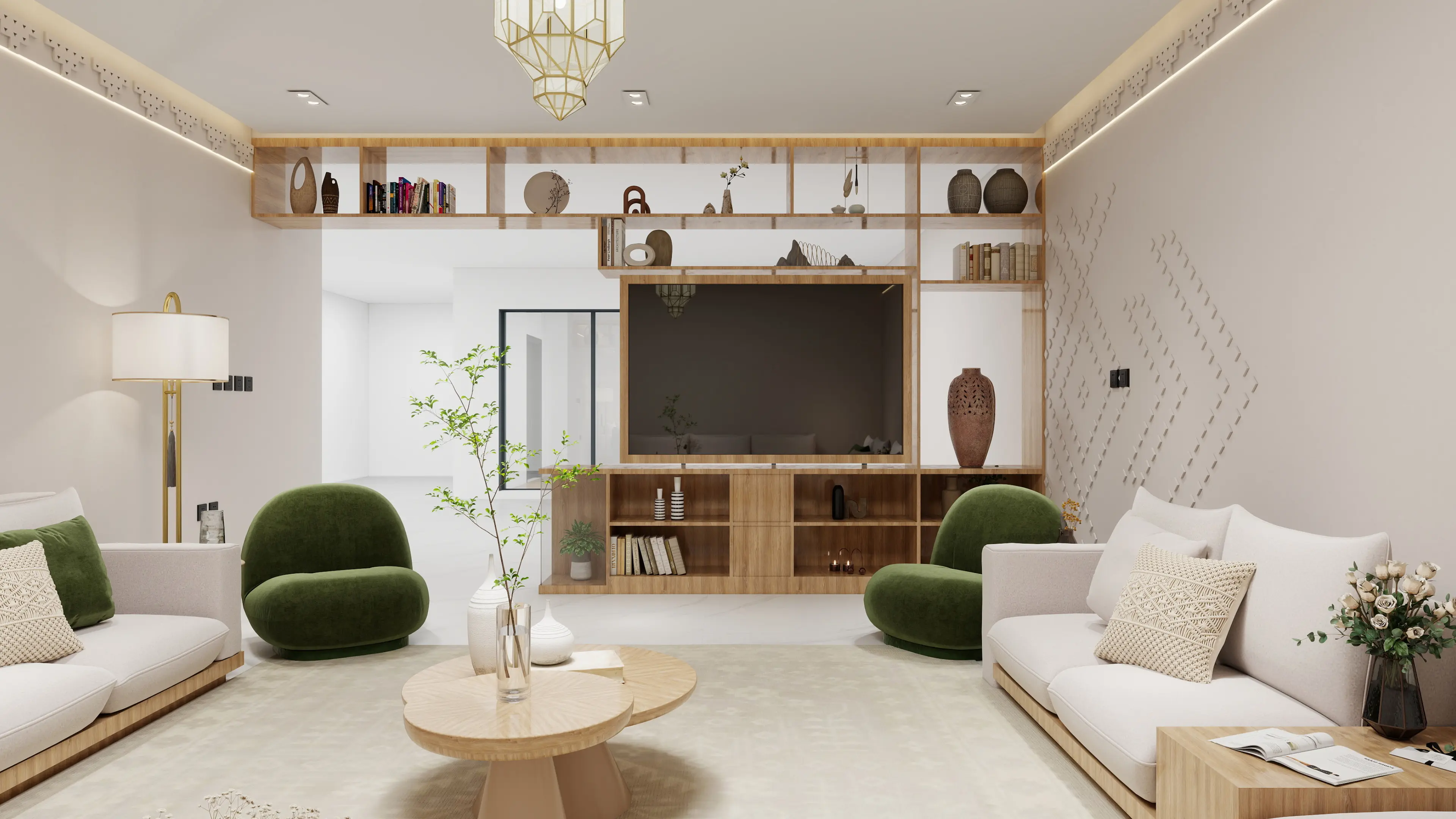 الصالة بعد التجديد