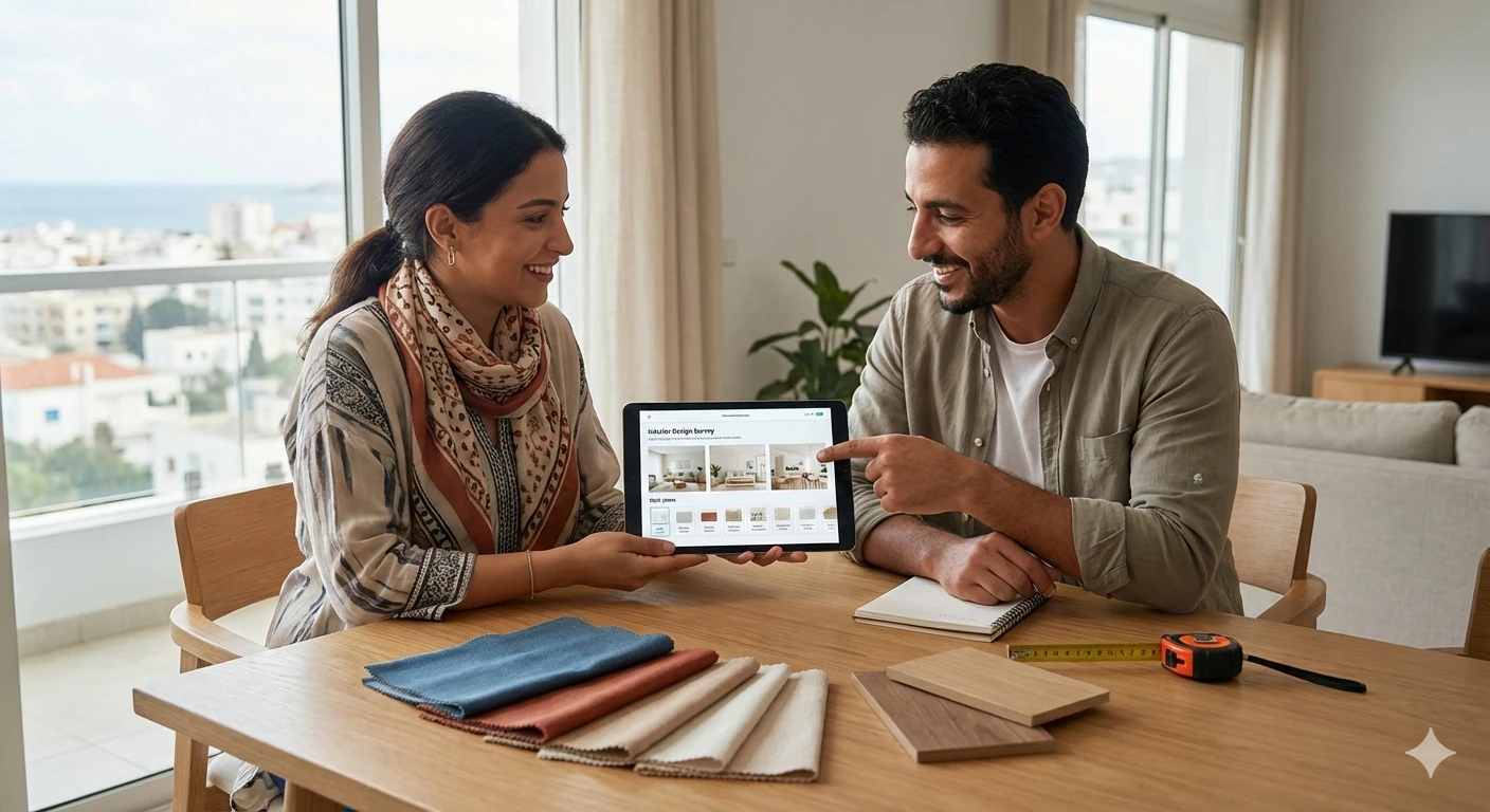 Planche d'inspiration avec différents styles de décoration