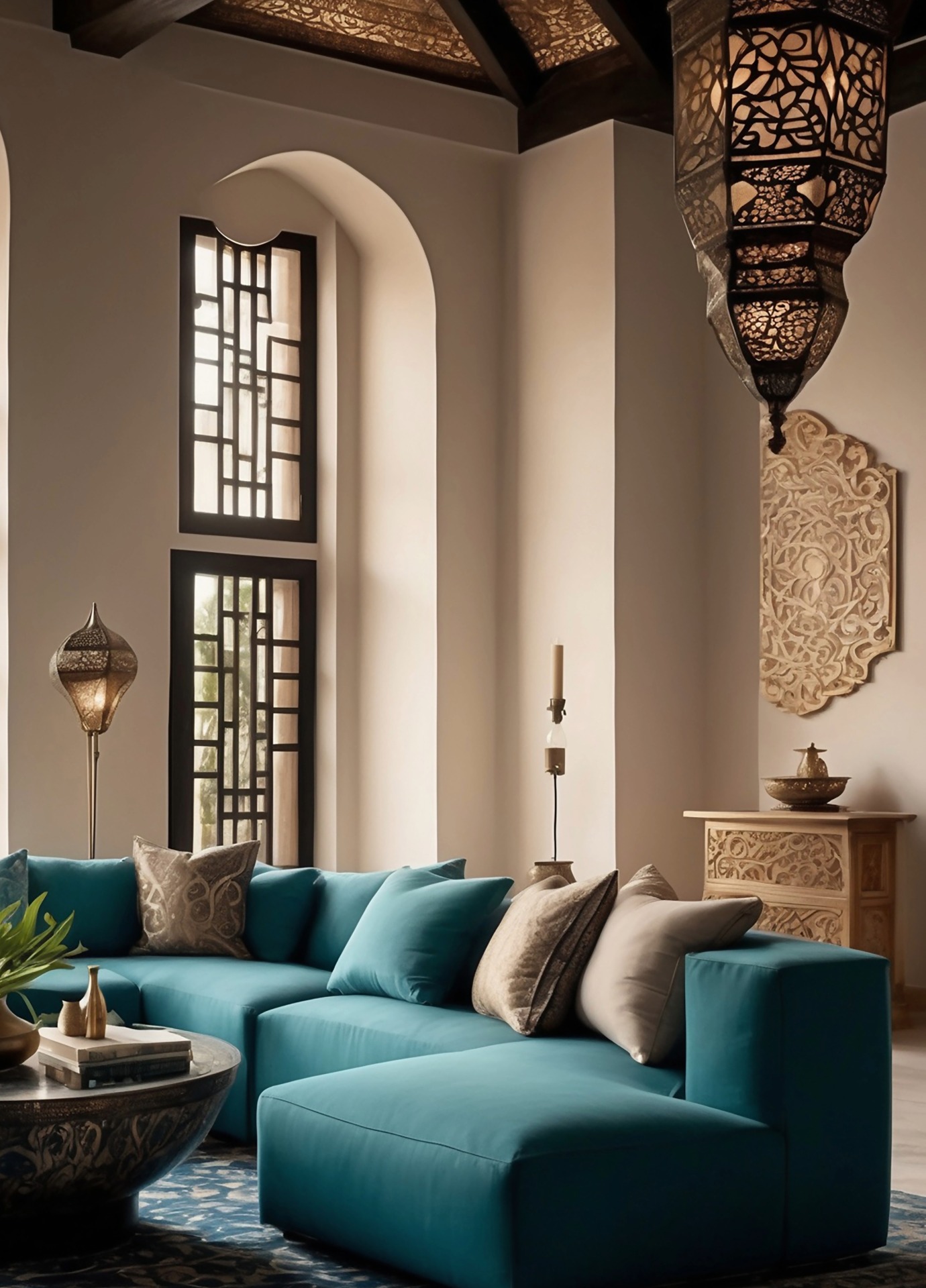 Espace élégamment décoré